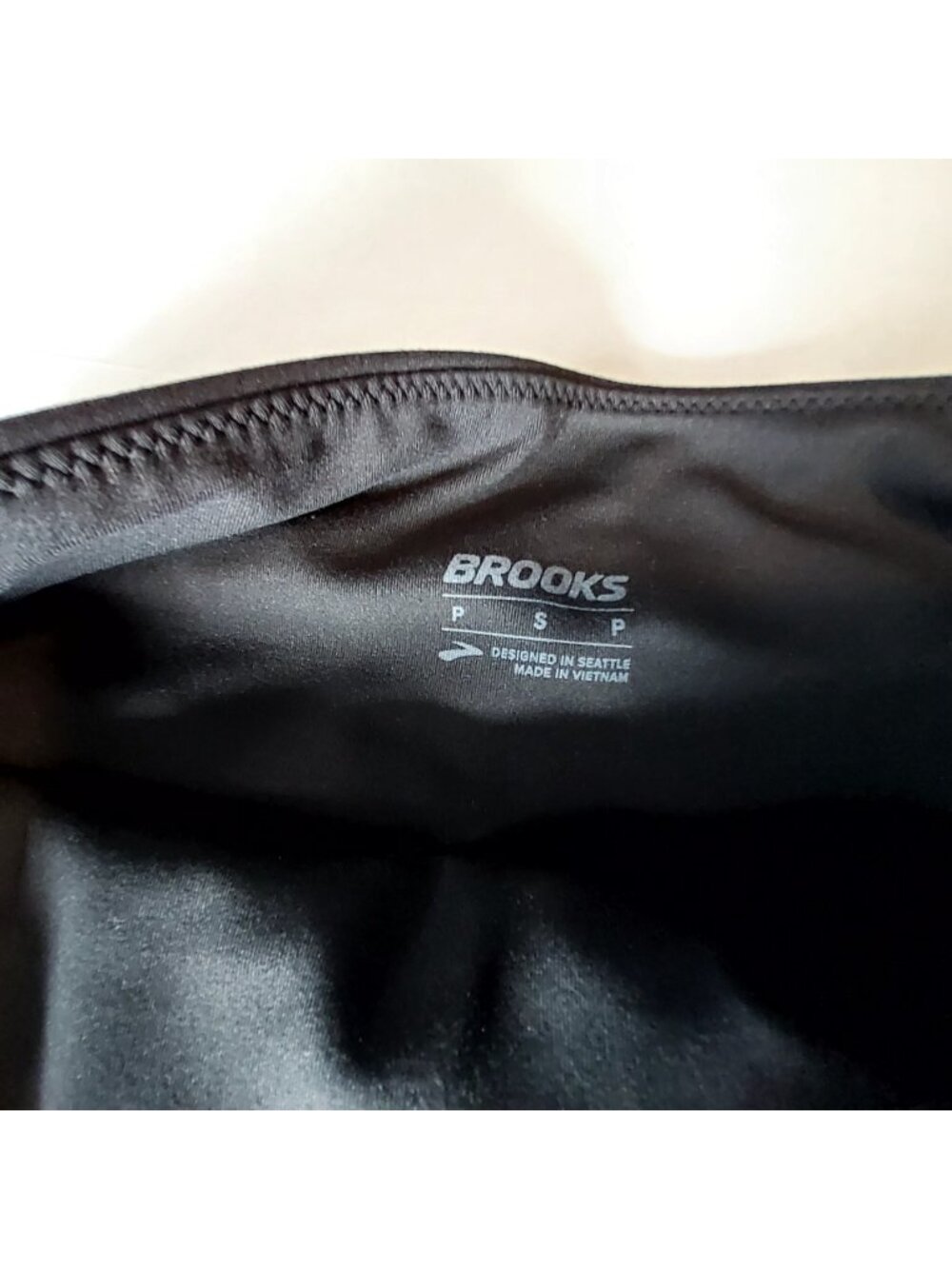 Brooks Womens Black Running Leggings Style #221735 Polyester Blend Size S - Picture 7 of 13